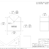 Ｖブロックゲージ　軽量化